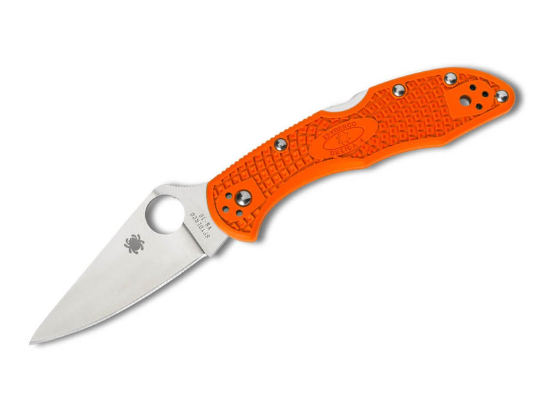 Spyderco Delica 4 Lightweight Flat Ground Orange